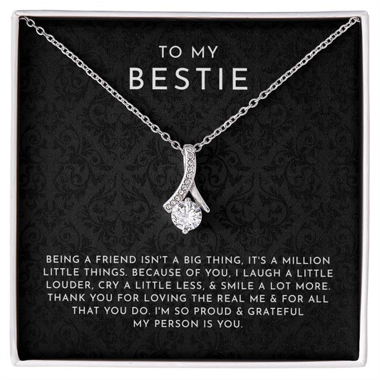 Best Friend Necklace - BESTIE GIFT FOR HER