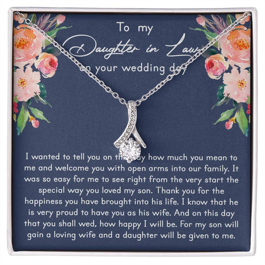 Daughter in Law Gift - Necklace Gift for Daughter-In-Law