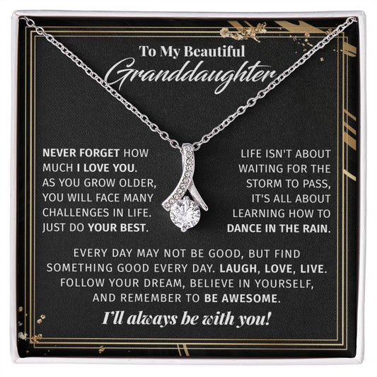 Gifts For Granddaughter - To My Granddaughter Necklace