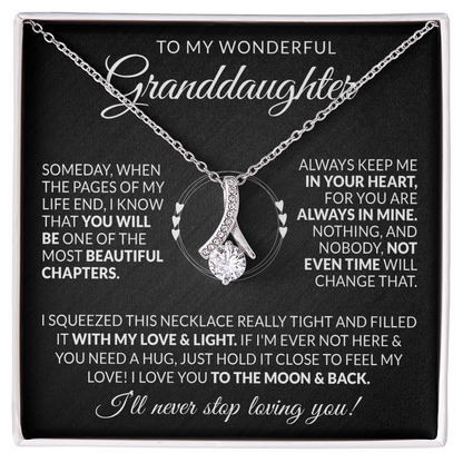 To My Wonderful Granddaughter - Birthday Gift For Granddaughter