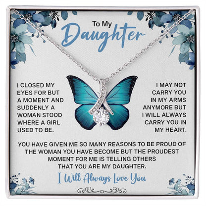 To My Daughter Gifts - Daughter Jewelry For Christmas, Thanksgiving, Birthday, Graduation, Wedding