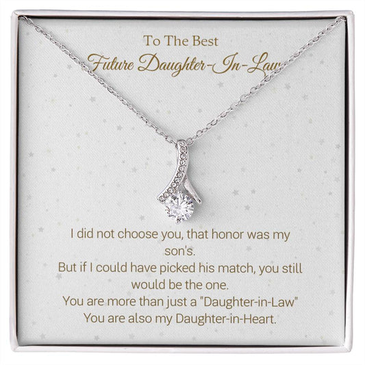 Future Daughter in Law Necklace Gifts, Welcoming Daughter In Law Into Family