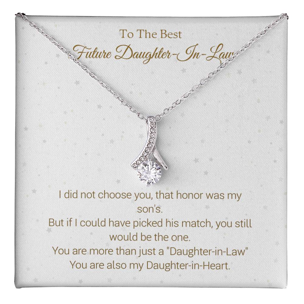 Future Daughter in Law Necklace Gifts, Welcoming Daughter In Law Into Family