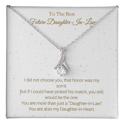 Future Daughter in Law Necklace Gifts, Welcoming Daughter In Law Into Family