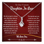 To Our Future Daughter in Law Necklace Gifts, Welcoming Daughter In Law Into Family