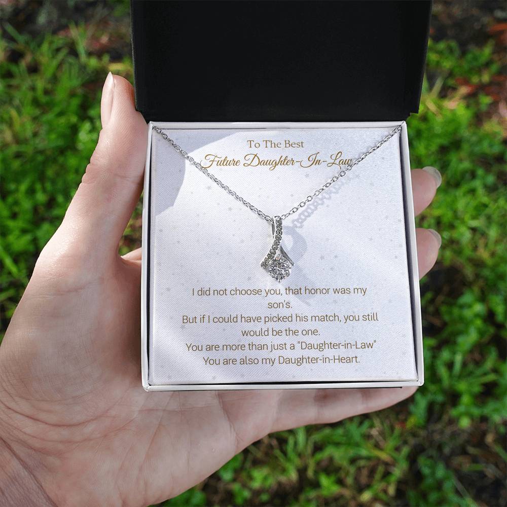 Future Daughter in Law Necklace Gifts, Welcoming Daughter In Law Into Family