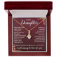 To My Daughter Gifts From Dad - Daughter Gifts, Daughter Jewelry For Birthday, Graduation