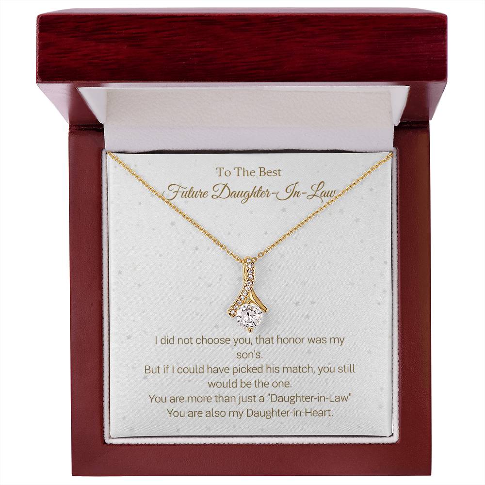 Future Daughter in Law Necklace Gifts, Welcoming Daughter In Law Into Family