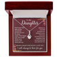 To My Daughter Gifts From Dad - Daughter Gifts, Daughter Jewelry For Birthday, Graduation