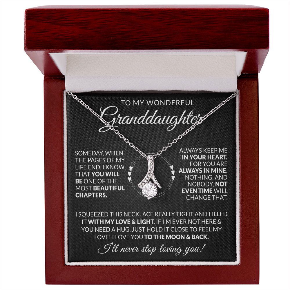 To My Wonderful Granddaughter - Birthday Gift For Granddaughter