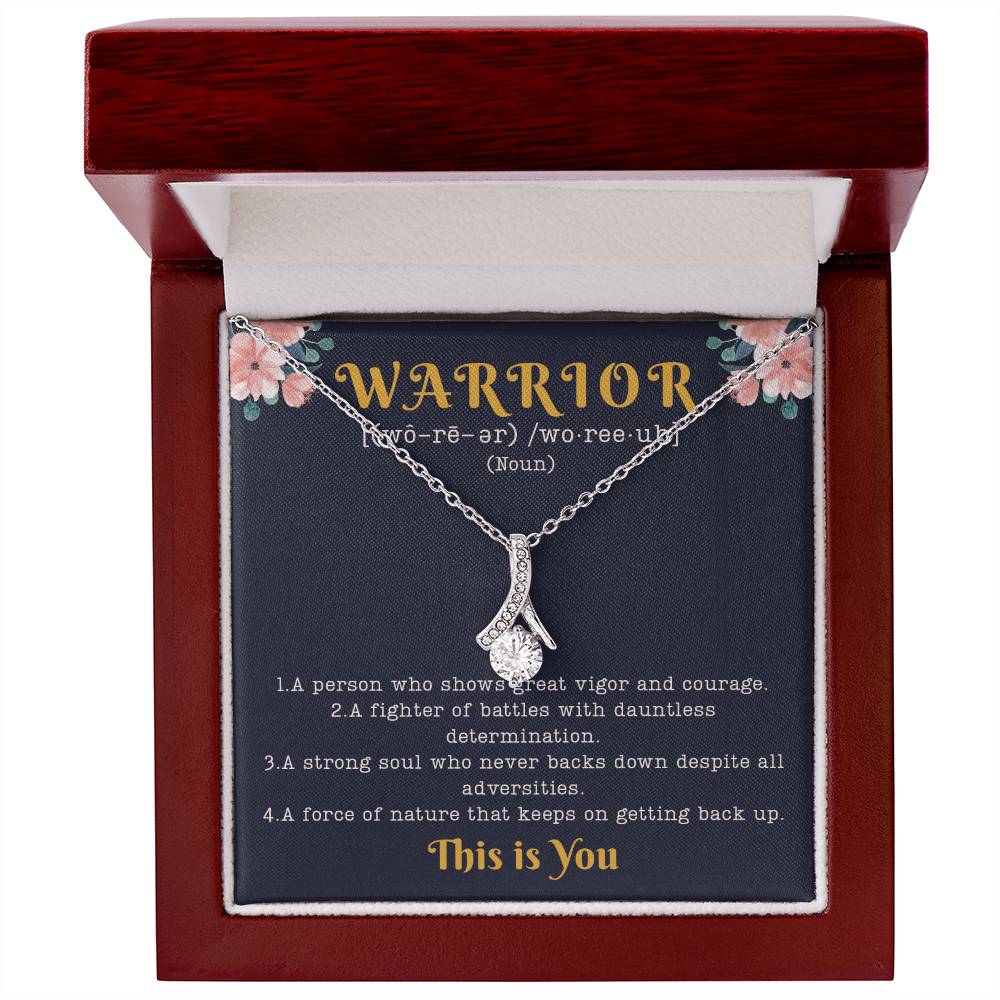 Encouragement Gifts for Women, Cancer Survivor Necklace, Inspirational Sympathy Cheer Up Gifts