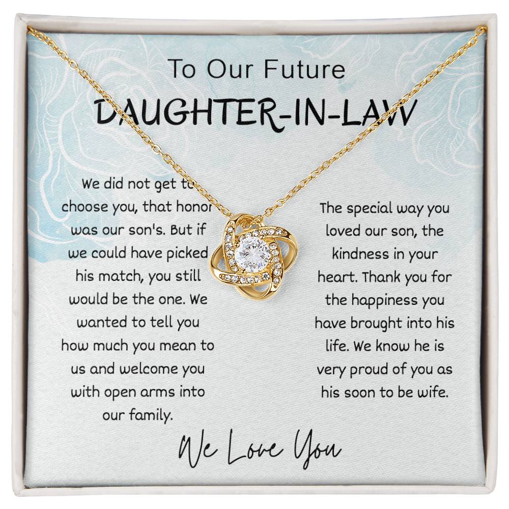 Future Daughter in Law Necklace Gifts, Welcoming Daughter In Law Into Family