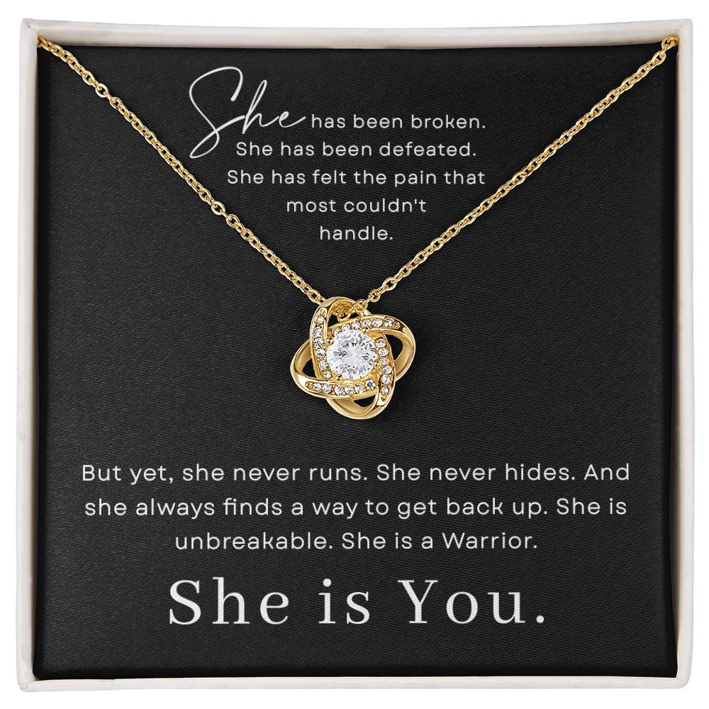 Encouragement Gifts for Women, Cancer Survivor Necklace, Inspirational Sympathy Cheer Up Gifts