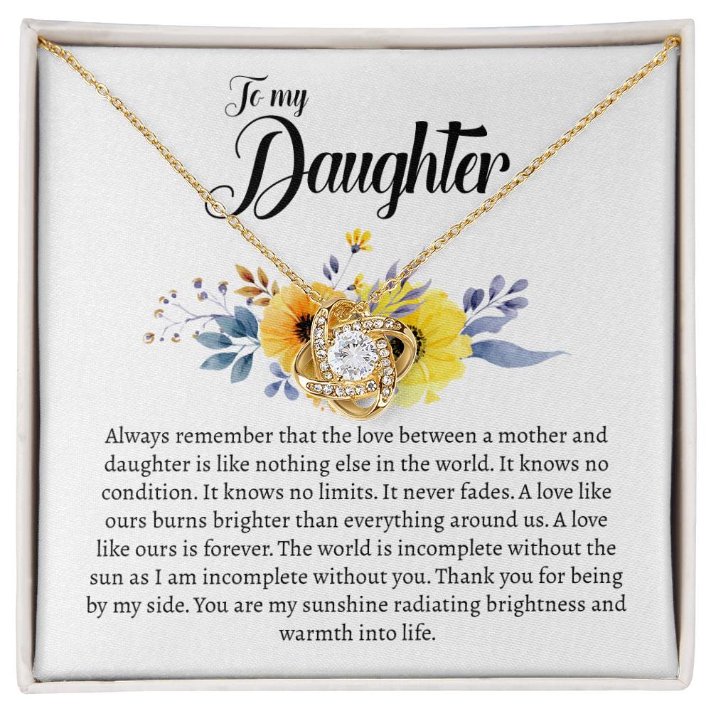 To My Daughter Gifts - Daughter Jewelry For Christmas, Thanksgiving, Birthday, Graduation, Wedding