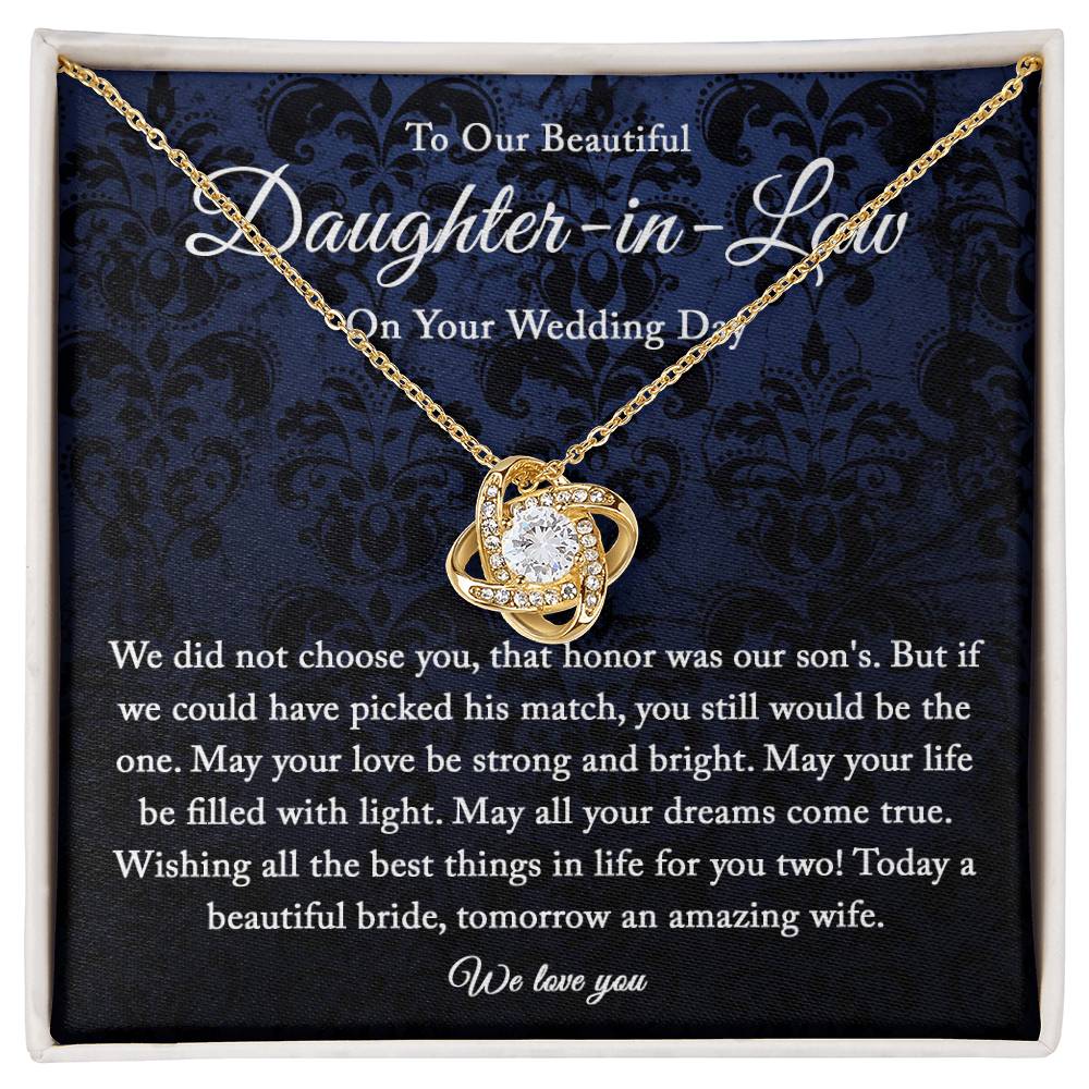 Daughter in Law Gift - Necklace Gift for Daughter-In-Law