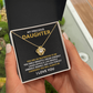 To My Daughter Necklace Gift - Daughter Jewelry From Dad