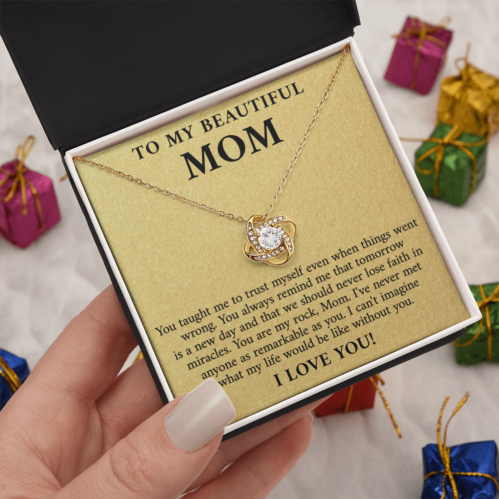 To My Mom Necklace - Christmas Gift Ideas for Mom