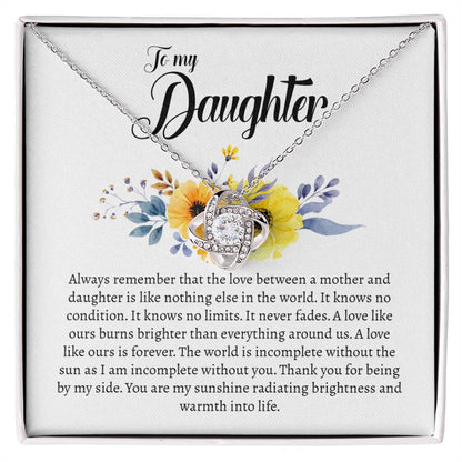 To My Daughter Gifts - Daughter Jewelry For Christmas, Thanksgiving, Birthday, Graduation, Wedding