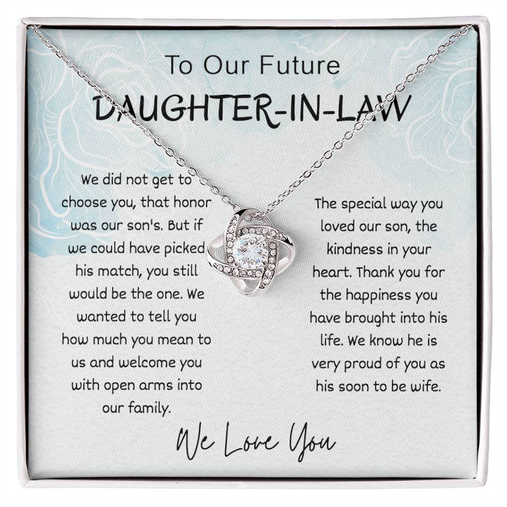 Future Daughter in Law Necklace Gifts, Welcoming Daughter In Law Into Family