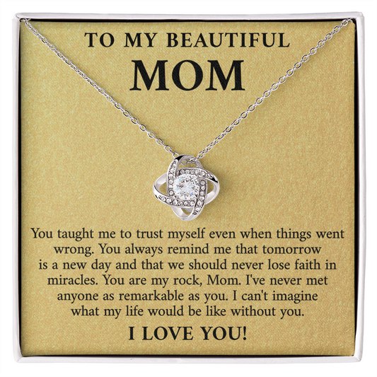 To My Mom Necklace - Christmas Gift Ideas for Mom