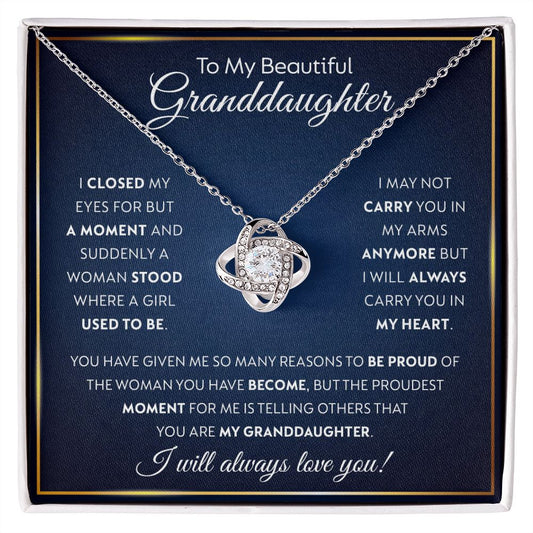 Gifts For Granddaughter - To My Granddaughter Necklace