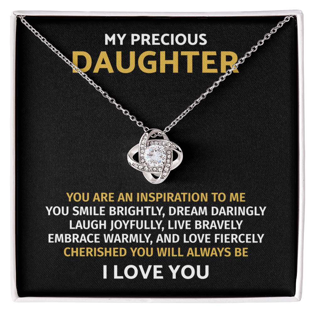 To My Daughter Necklace Gift - Daughter Jewelry From Dad
