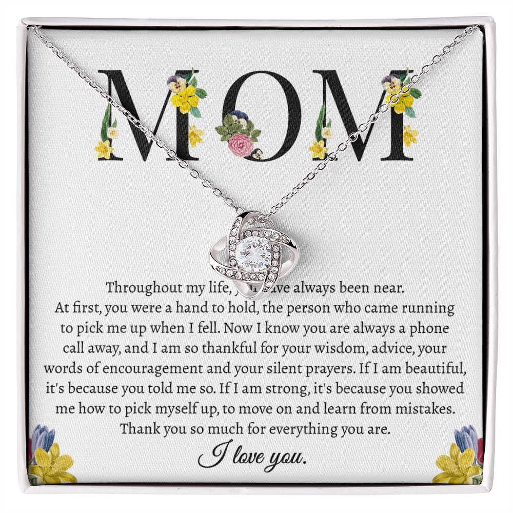 To My Mom Necklace - Mother's Day, Christmas Gift Ideas for Mom