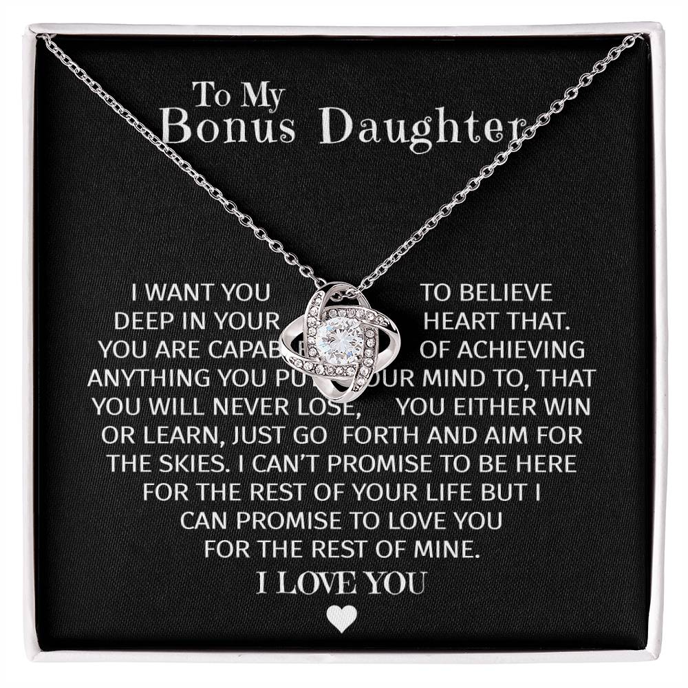 Stepdaughter Necklace, Christmas Gifts For Bonus Daughter