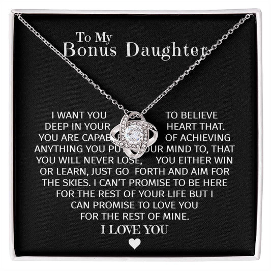 Stepdaughter Necklace, Christmas Gifts For Bonus Daughter