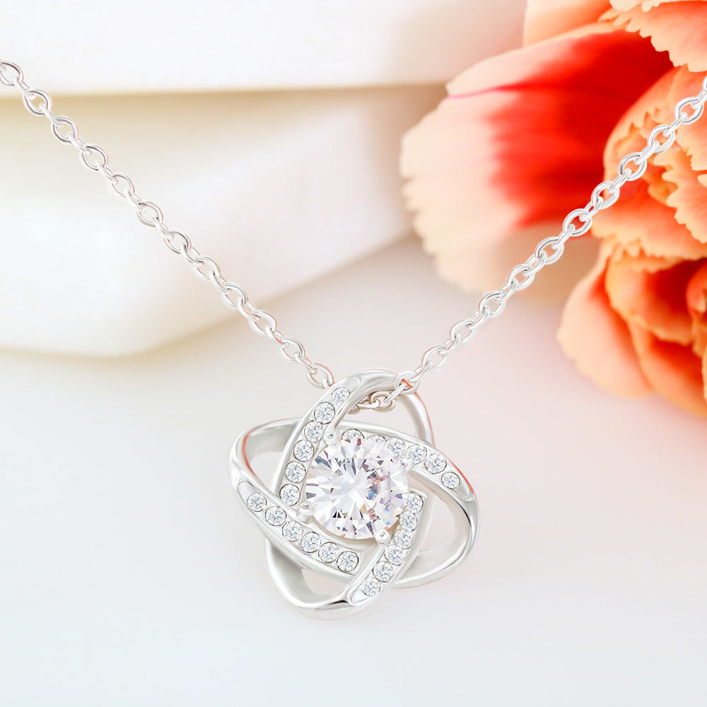 Daughter Gift From Mom - Love Knot Necklace