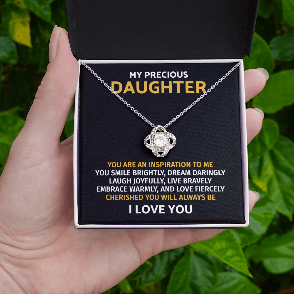 To My Daughter Necklace Gift - Daughter Jewelry From Dad