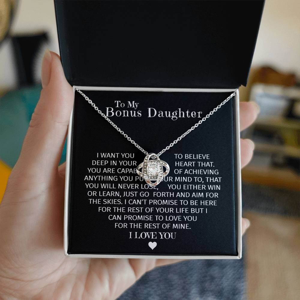 Stepdaughter Necklace, Christmas Gifts For Bonus Daughter