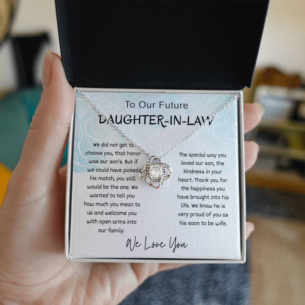 Future Daughter in Law Necklace Gifts, Welcoming Daughter In Law Into Family