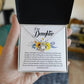 To My Daughter Gifts - Daughter Jewelry For Christmas, Thanksgiving, Birthday, Graduation, Wedding