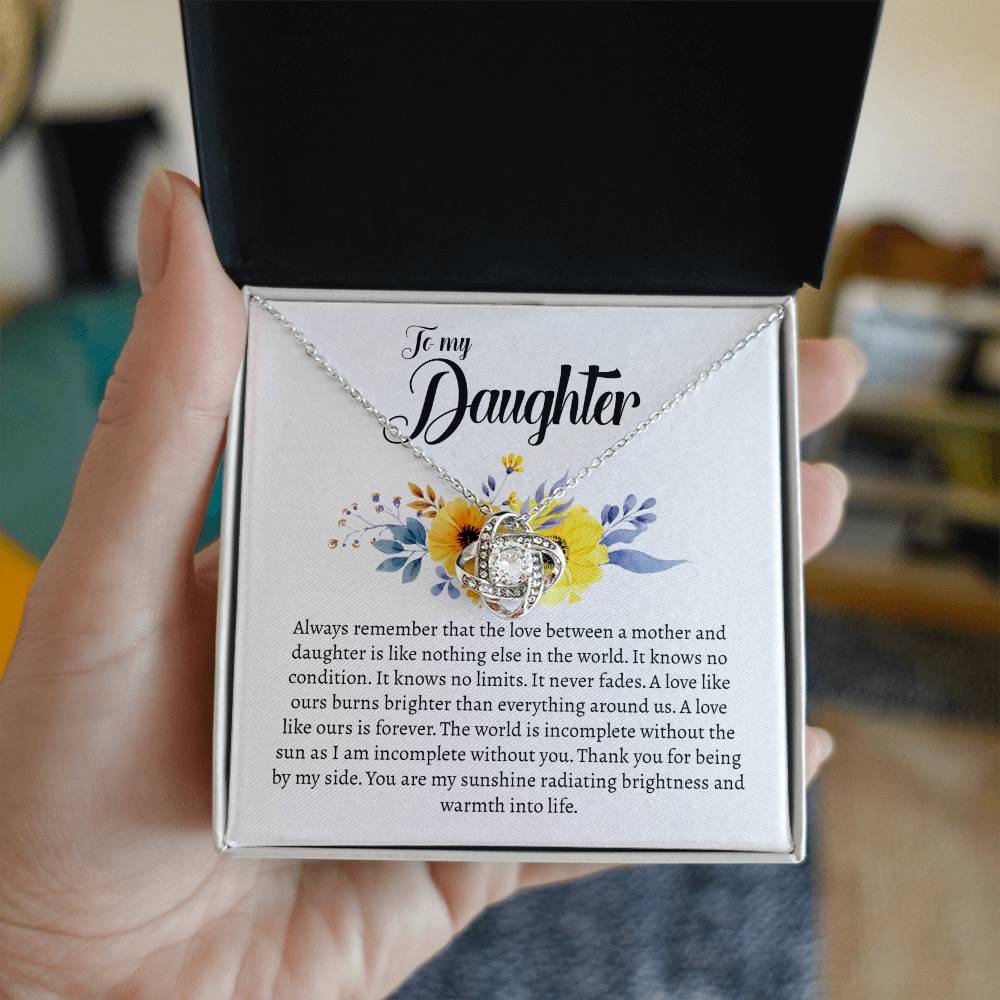 To My Daughter Gifts - Daughter Jewelry For Christmas, Thanksgiving, Birthday, Graduation, Wedding