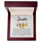 To My Daughter Gifts - Daughter Jewelry For Christmas, Thanksgiving, Birthday, Graduation, Wedding