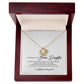 To My Bonus Daughter Necklaces - Bonus Daughter Gifts From Stepdad, Stepdaughter Gifts From Stepmom, Step Daughter Gifts From Stepdad, Father Stepdaughter Necklace, Christmas Gifts For Bonus Daughter