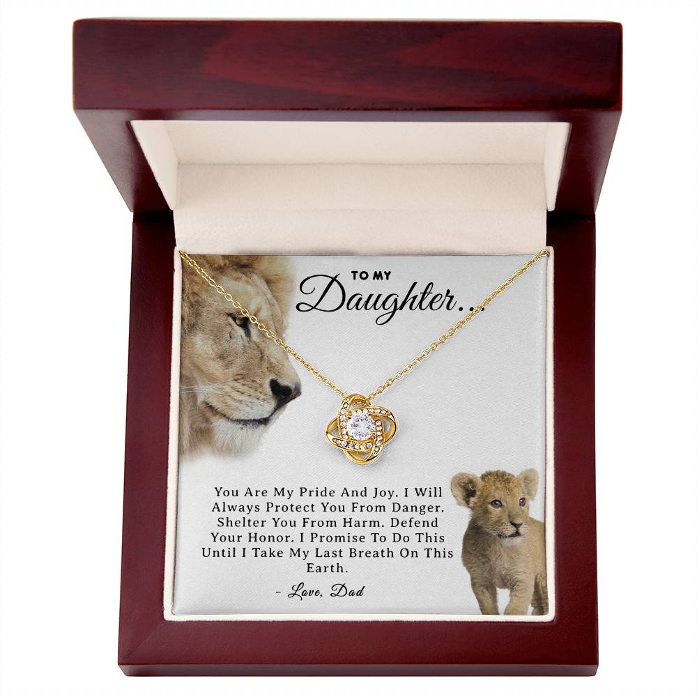 To My Daughter Gifts - Daughter Jewelry For Christmas, Thanksgiving, Birthday, Graduation, Wedding
