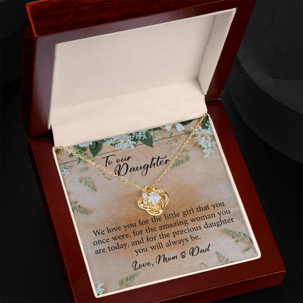 To My Daughter Gifts - Daughter Jewelry For Christmas, Thanksgiving, Birthday, Graduation, Wedding