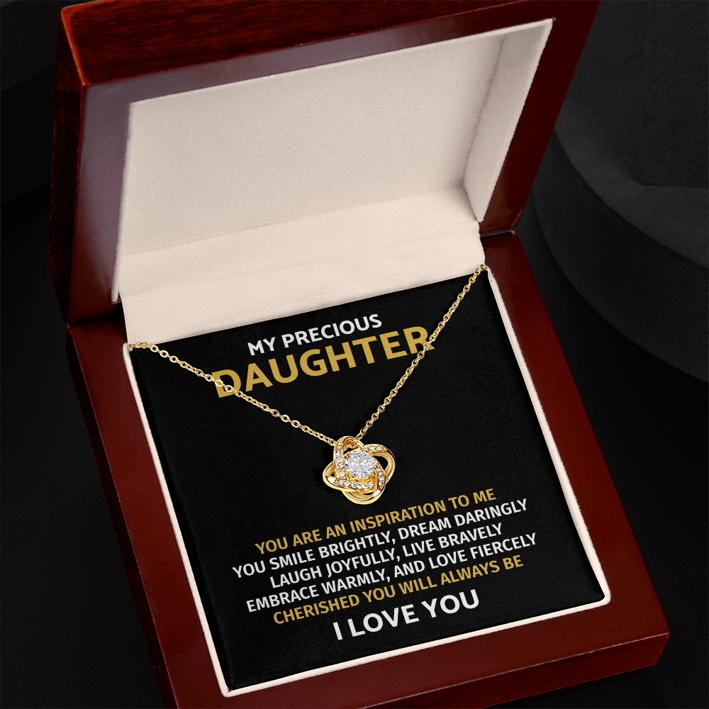 To My Daughter Necklace Gift - Daughter Jewelry From Dad