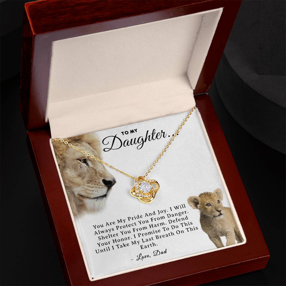 To My Daughter Gifts - Daughter Jewelry For Christmas, Thanksgiving, Birthday, Graduation, Wedding