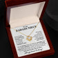 To My Badass Niece Gift - Love Knot Necklace Gift Set
