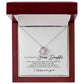To My Bonus Daughter Necklaces - Bonus Daughter Gifts From Stepdad, Stepdaughter Gifts From Stepmom, Step Daughter Gifts From Stepdad, Father Stepdaughter Necklace, Christmas Gifts For Bonus Daughter