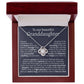 To Out Granddaughter Gift From Grandparents - Love Knot Necklace