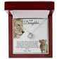 To My Daughter Gifts - Daughter Jewelry For Christmas, Thanksgiving, Birthday, Graduation, Wedding