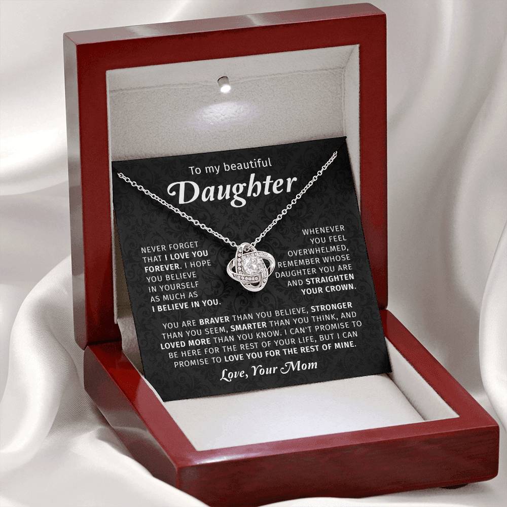 Daughter Gift From Mom - To My Daughter Necklace Gift