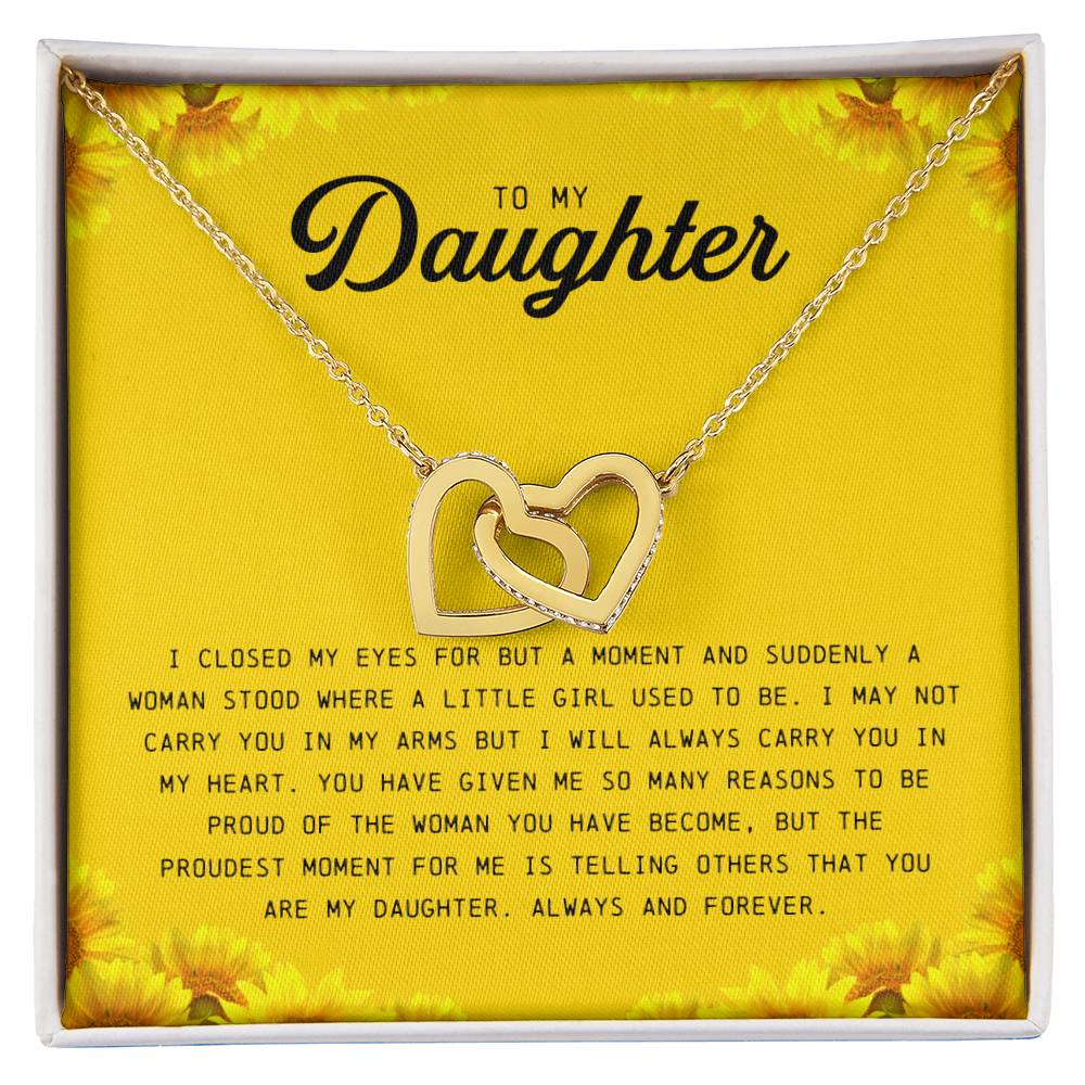 To My Daughter Gifts - Daughter Jewelry For Christmas, Thanksgiving, Birthday, Graduation, Wedding