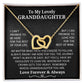 To My Granddaughter Necklace From Grandparents