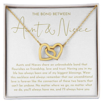 To My Niece Necklace From Aunt, Aunt Niece Necklace, Meaningful Gifts for Niece from Aunt - SO-NI10