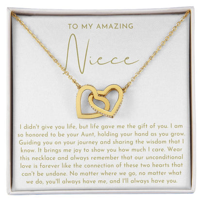 To My Niece Necklace From Aunt, Aunt Niece Necklace, Meaningful Gifts for Niece from Aunt - SO-NI2